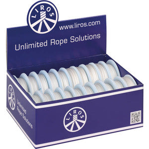 Liros Tackle Garn gewachst 1,2 mm weiß 30 m
