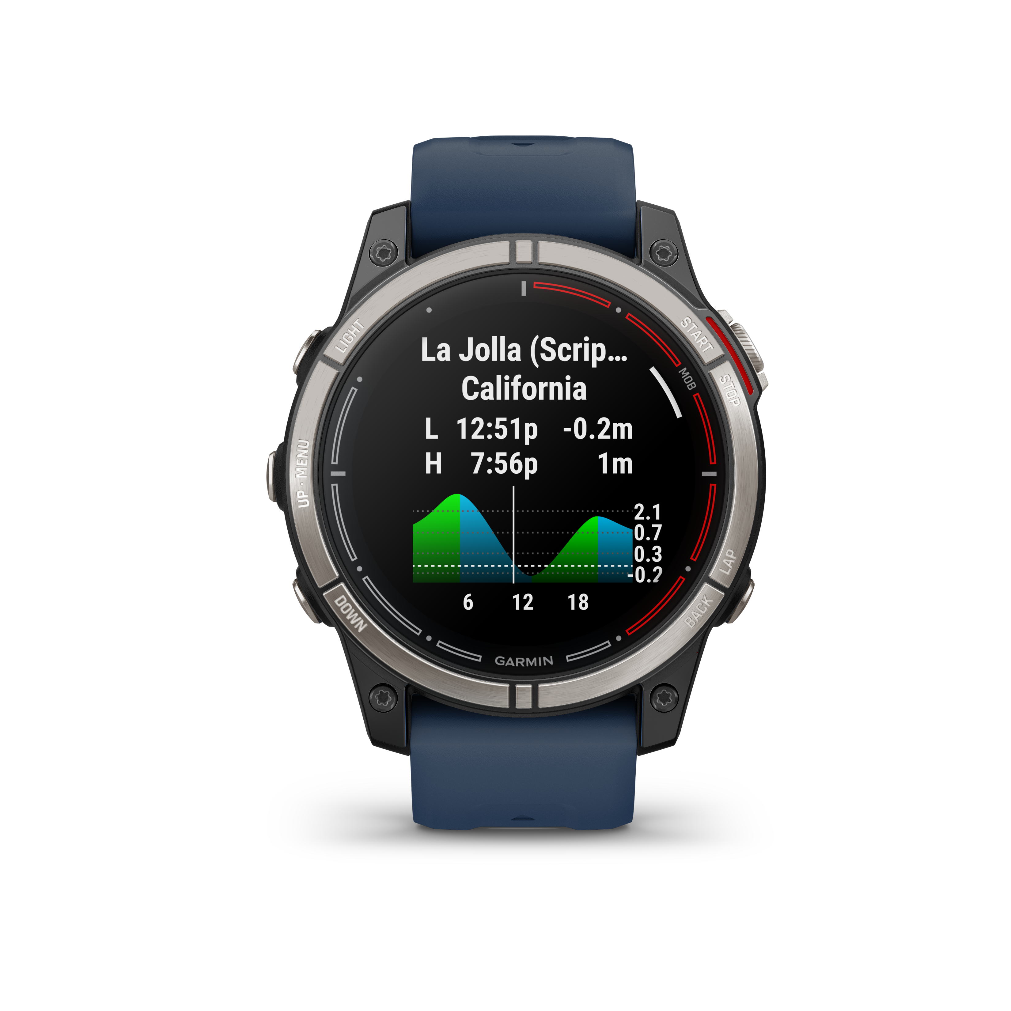 Garmin Quatix® 7 Pro Marine GPS-smartwatch med AMOLED-skærm