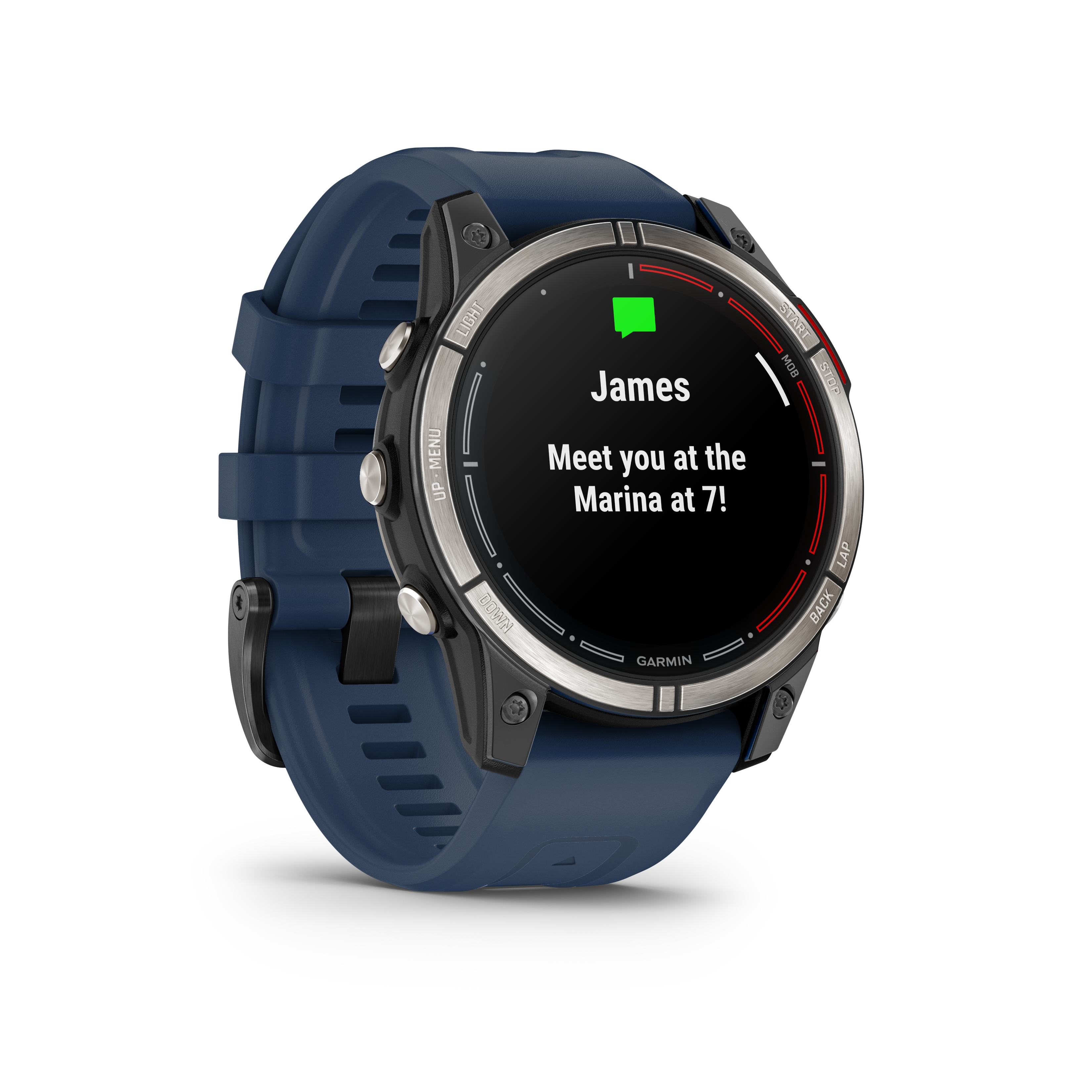 Garmin Quatix® 7 Pro Marine GPS-smartwatch med AMOLED-skærm