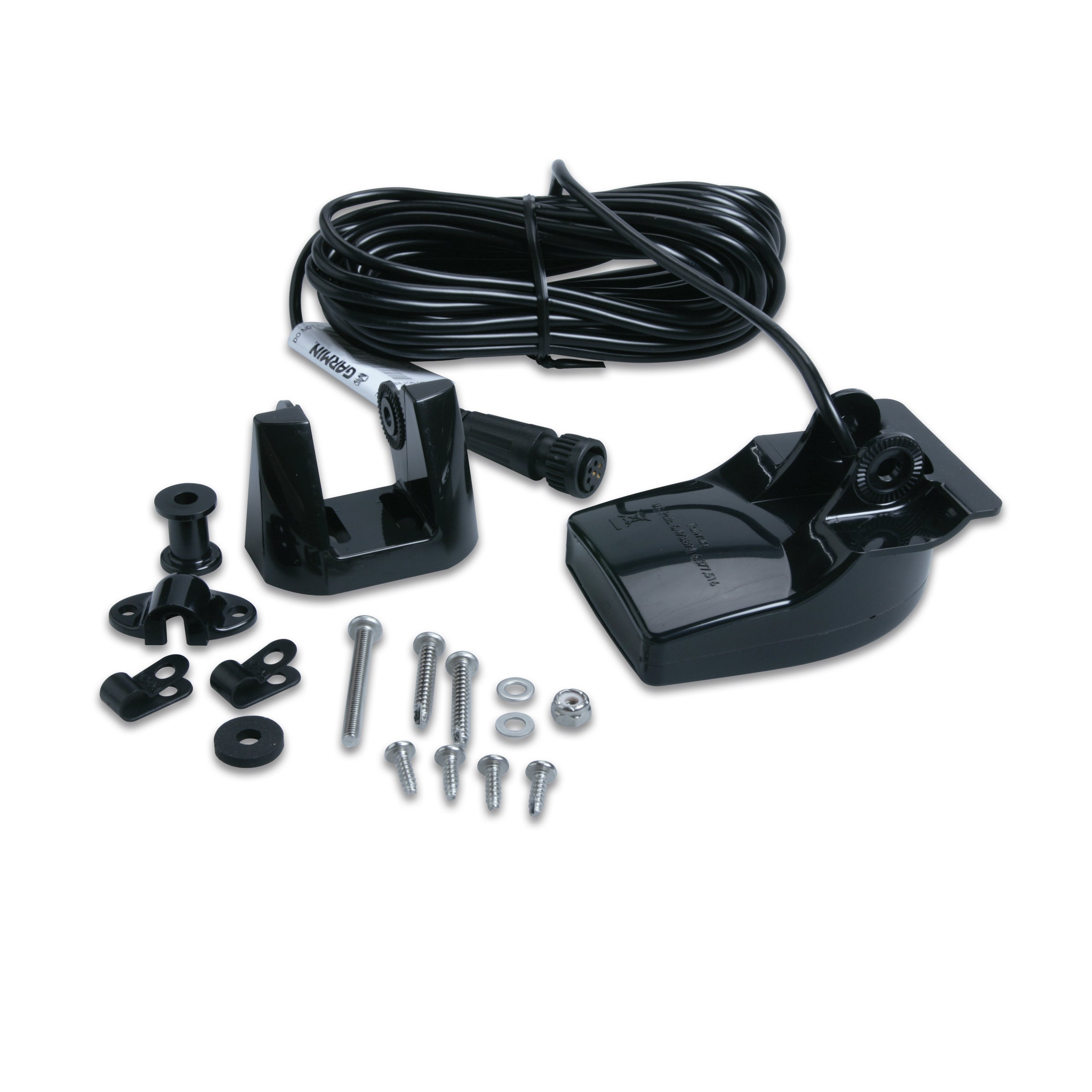 Garmin Plastic transducer for transom mounting with depth and temperature (dual frequency, 6 pins)