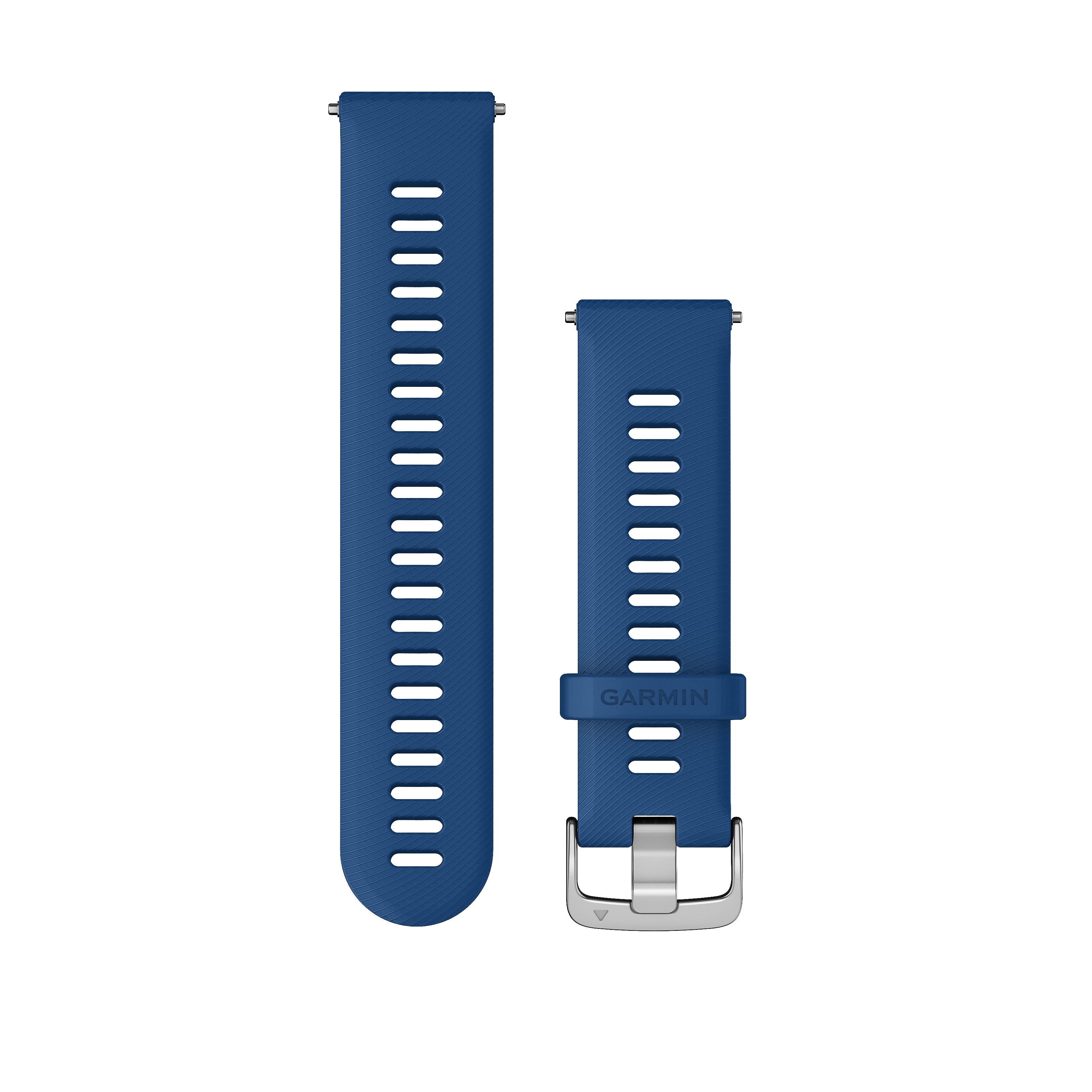 Garmin Quick Release Straps (22mm), Tidal Blue, Silver Hardware