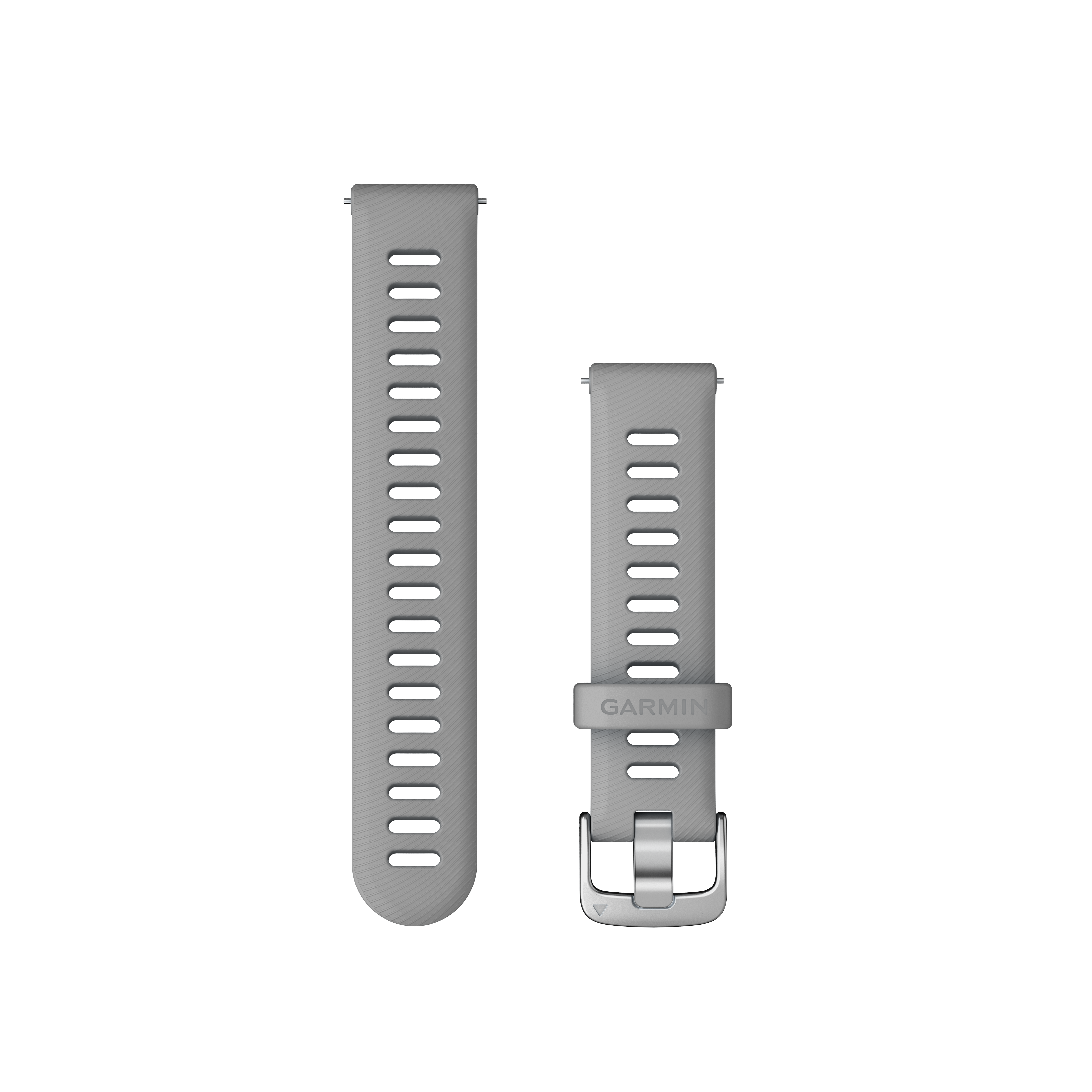 Garmin Quick Release Straps (18mm), Powder Grey, Silver Hardware