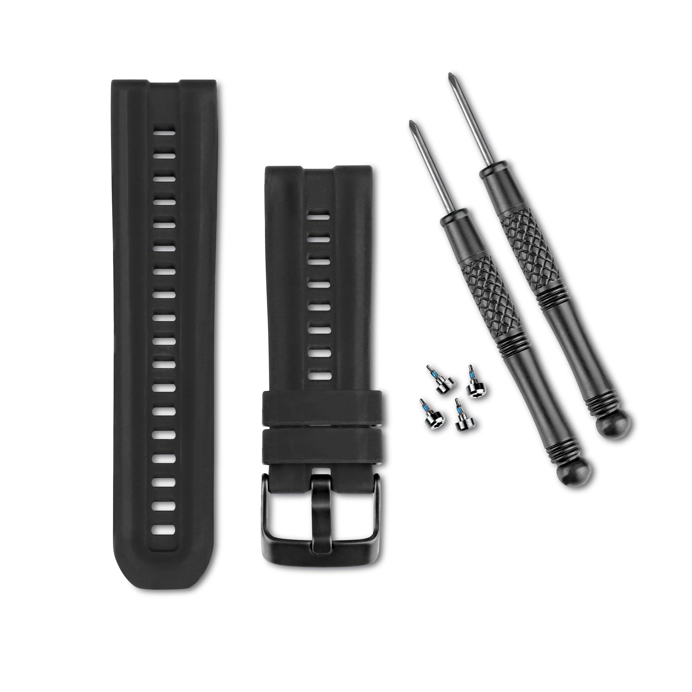 Garmin Armband, schwarzes Silikon (fenix/fenix 2/tactix/quatix/D2)
