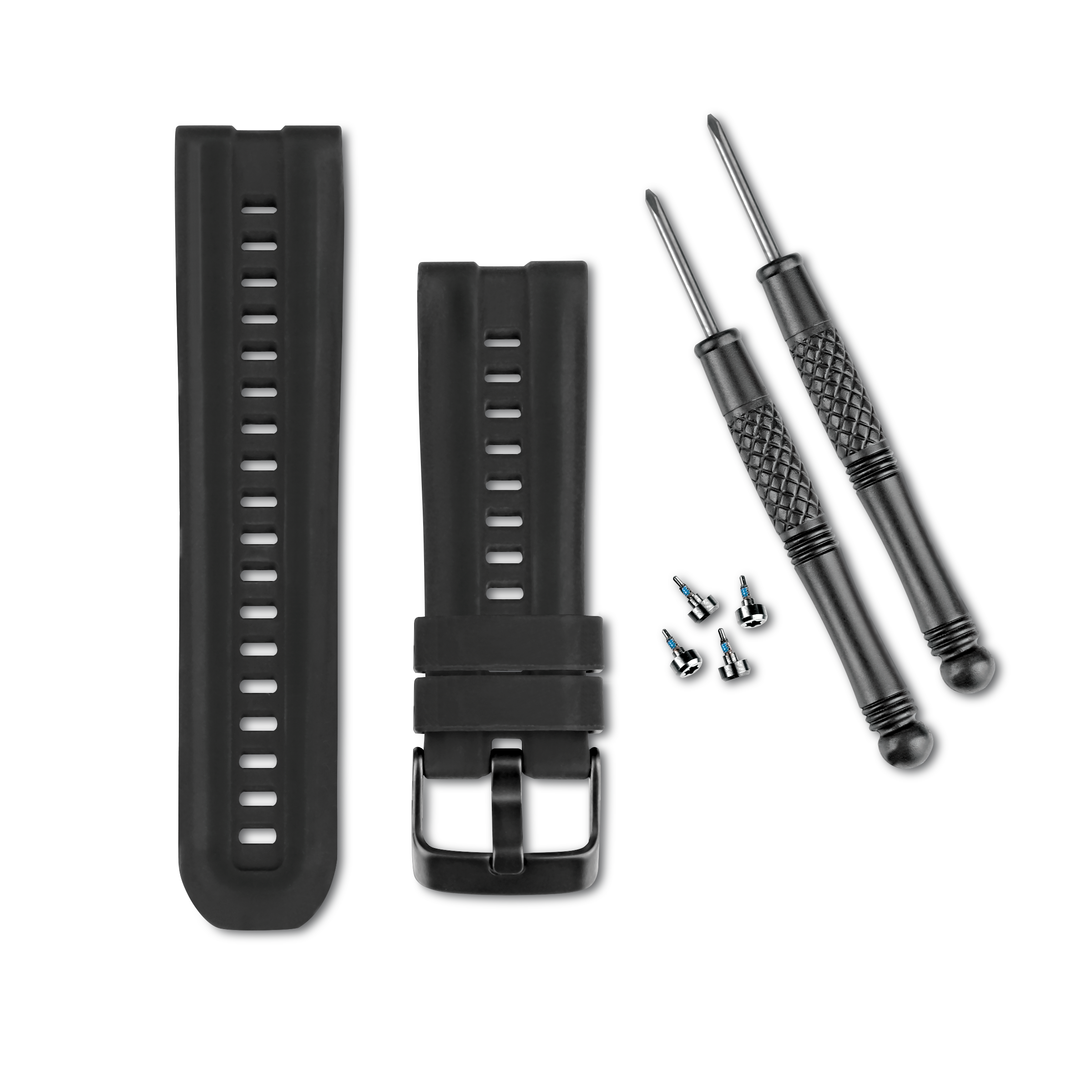 Garmin Armband, schwarzes Silikon (fenix/fenix 2/tactix/quatix/D2)
