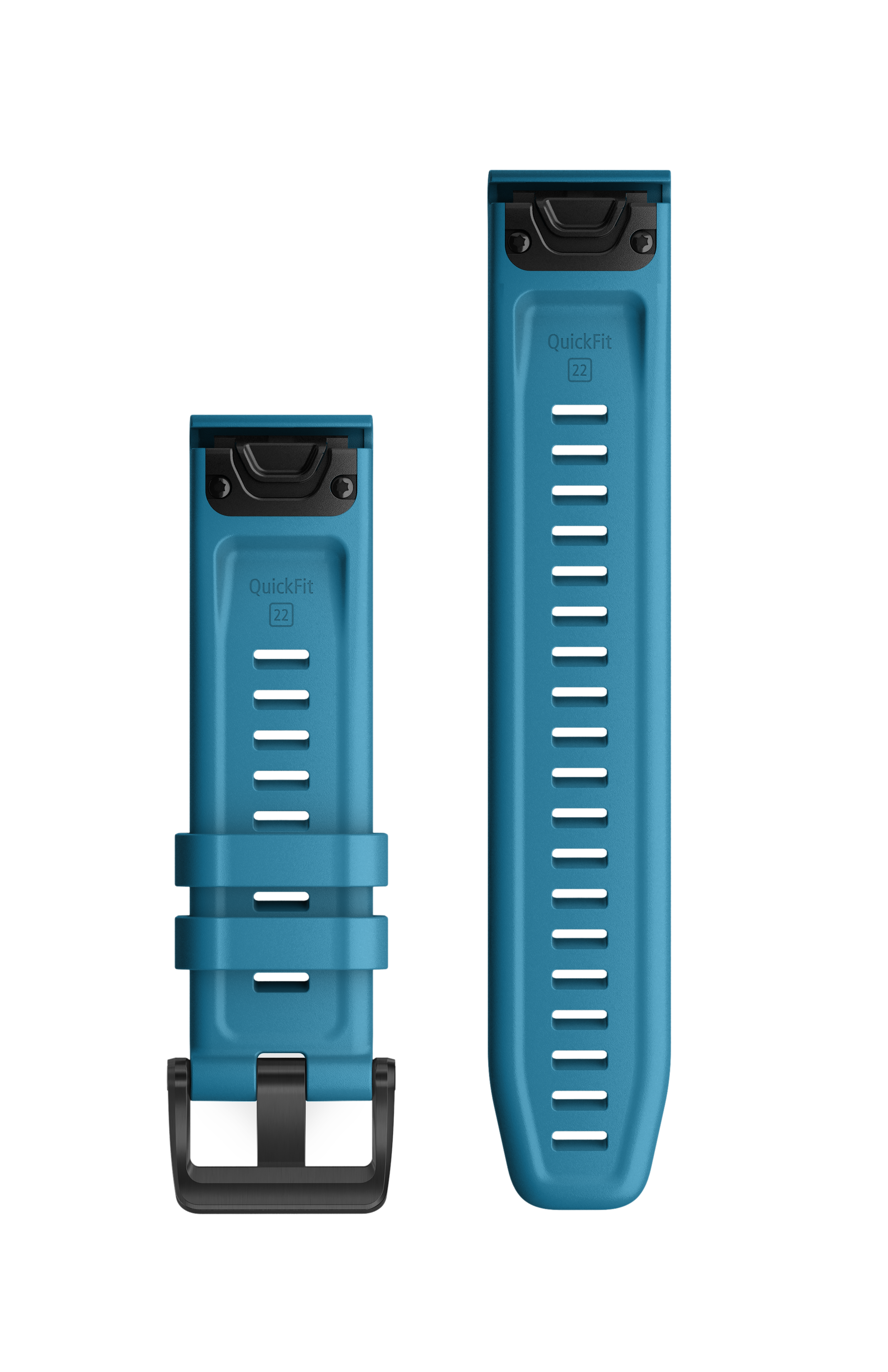 Garmin QuickFit® 22 watch strap, Cirrus Blue silicone