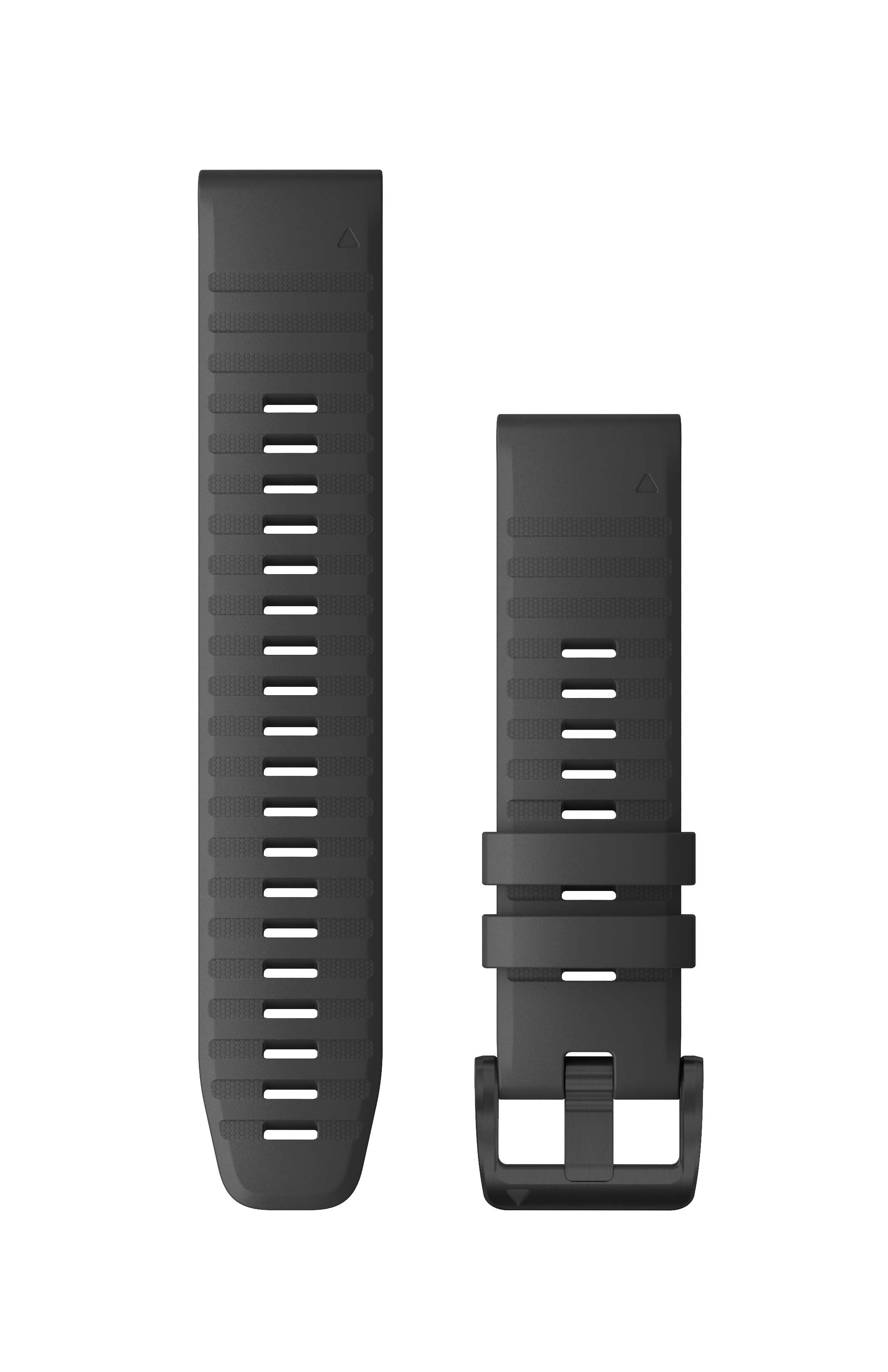 Garmin QuickFit® 22 watch strap, Slate Gray silicone, black hardware