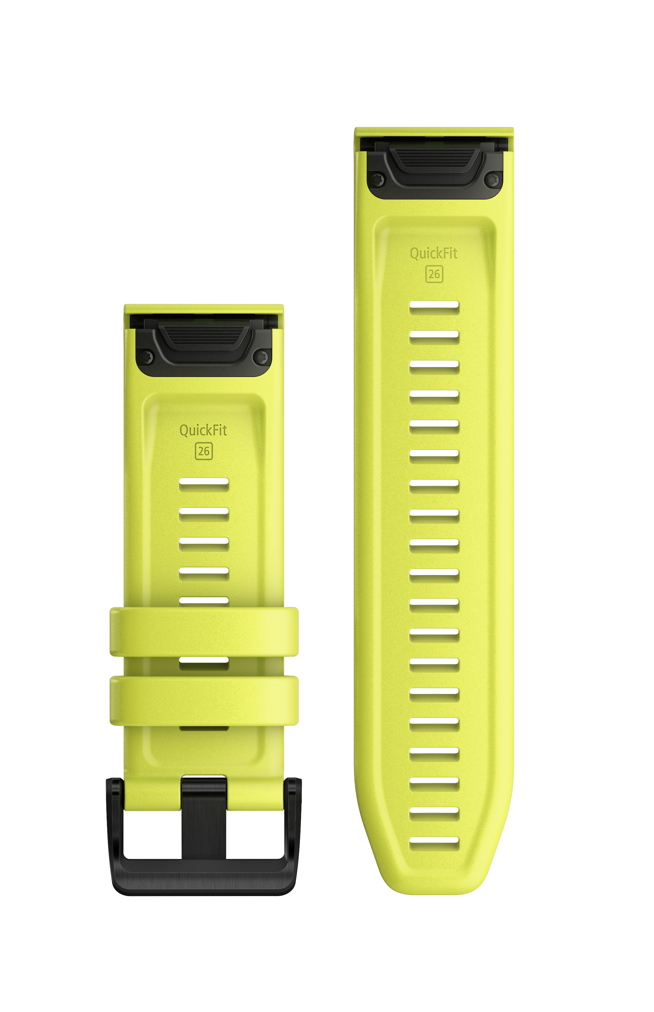 Garmin QuickFit® 26 watch strap, Amp Yellow silicone