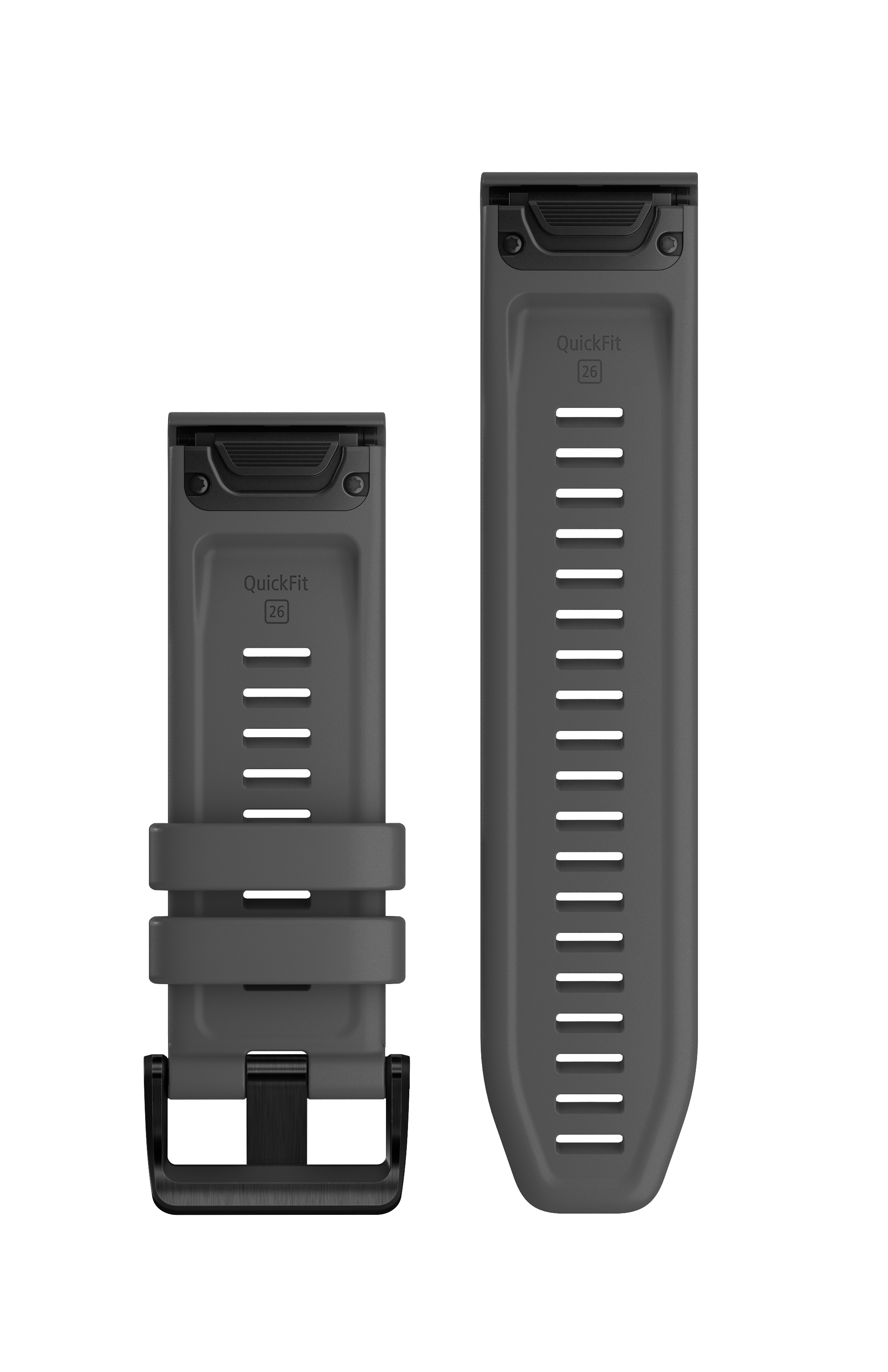 Garmin QuickFit® 26 watch strap, Slate Gray silicone