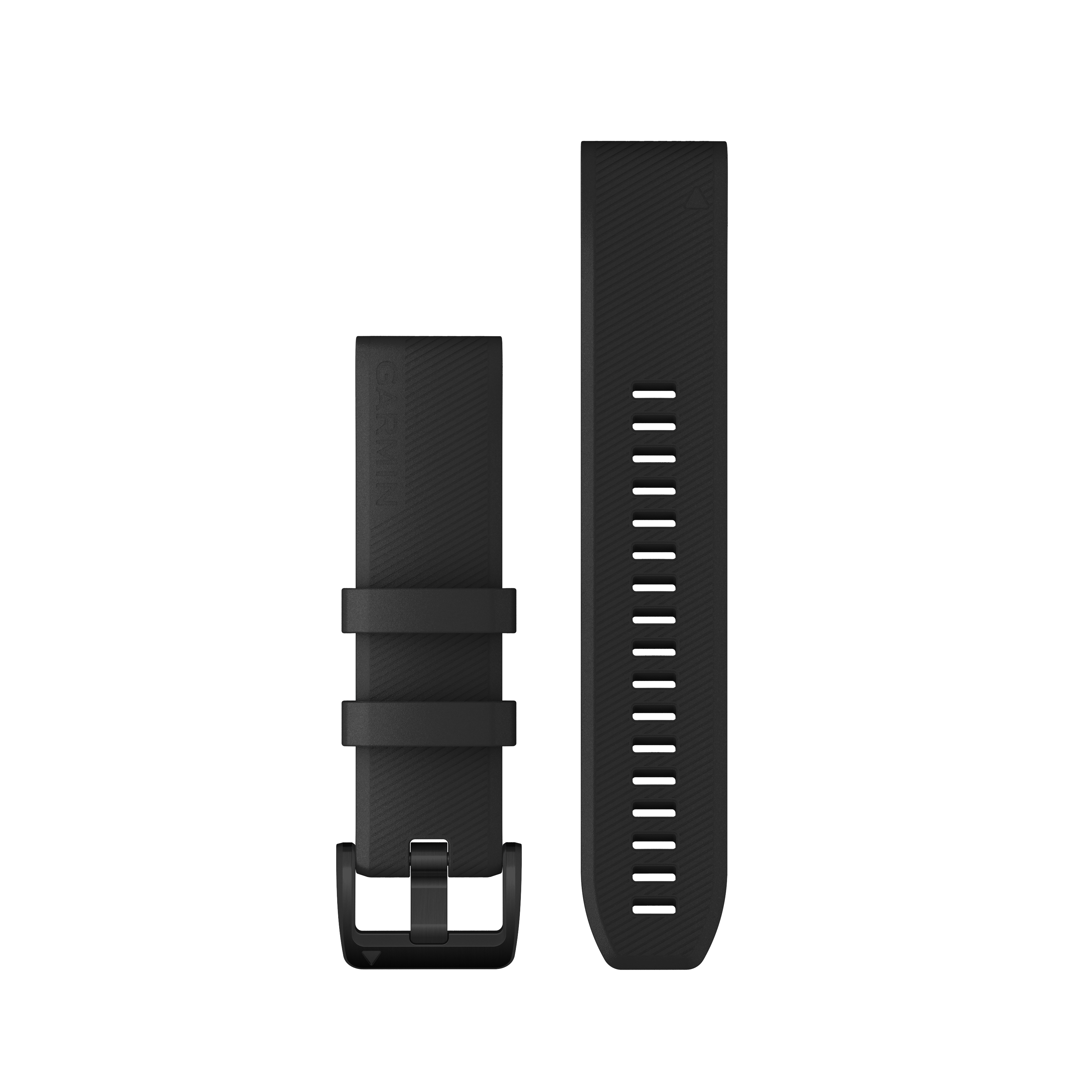 Garmin QuickFit® 22 watch strap, Black, black hardware in stainless steel