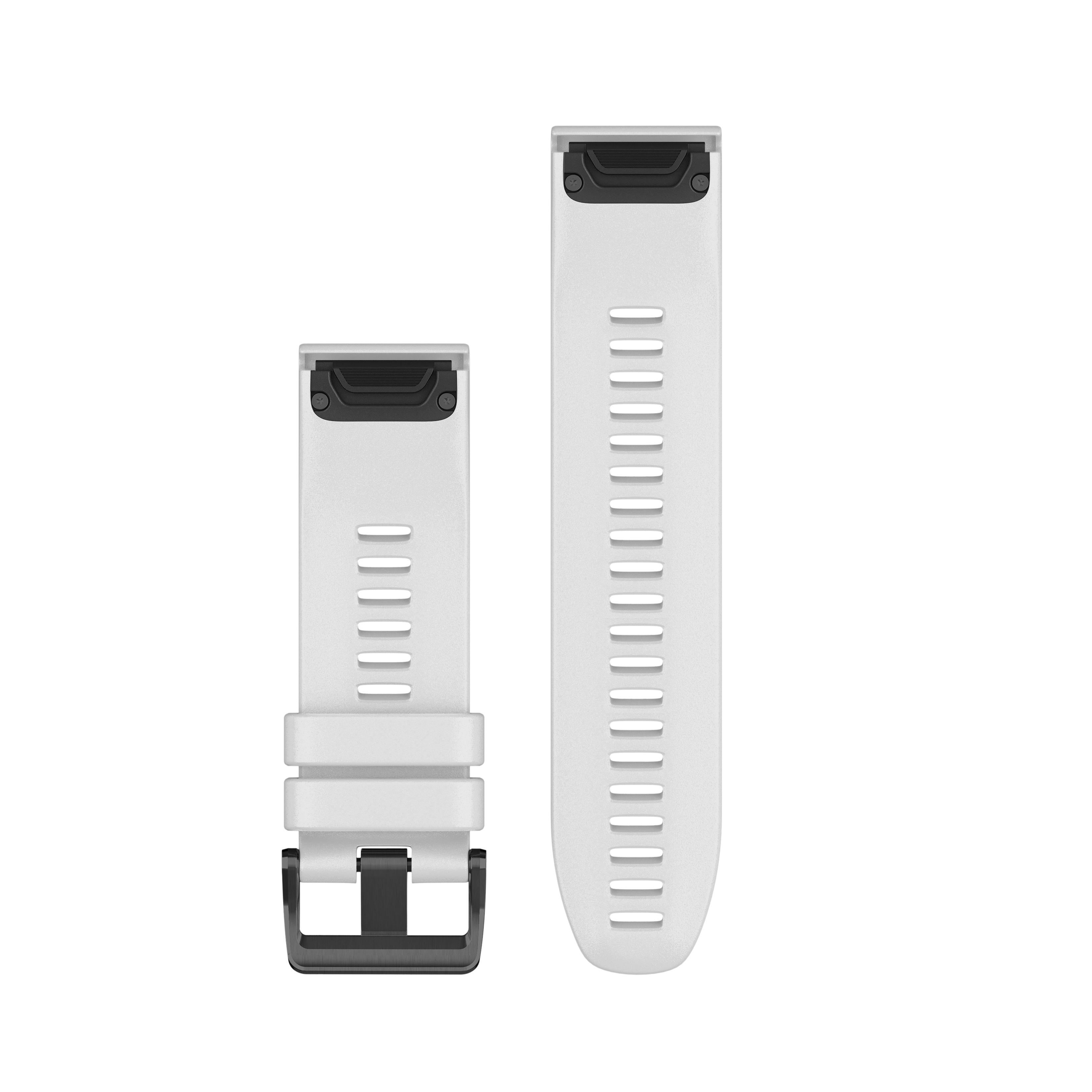 Garmin QuickFit® 26 Dive Watch Straps, White Silicone (3-piece Dive Set)