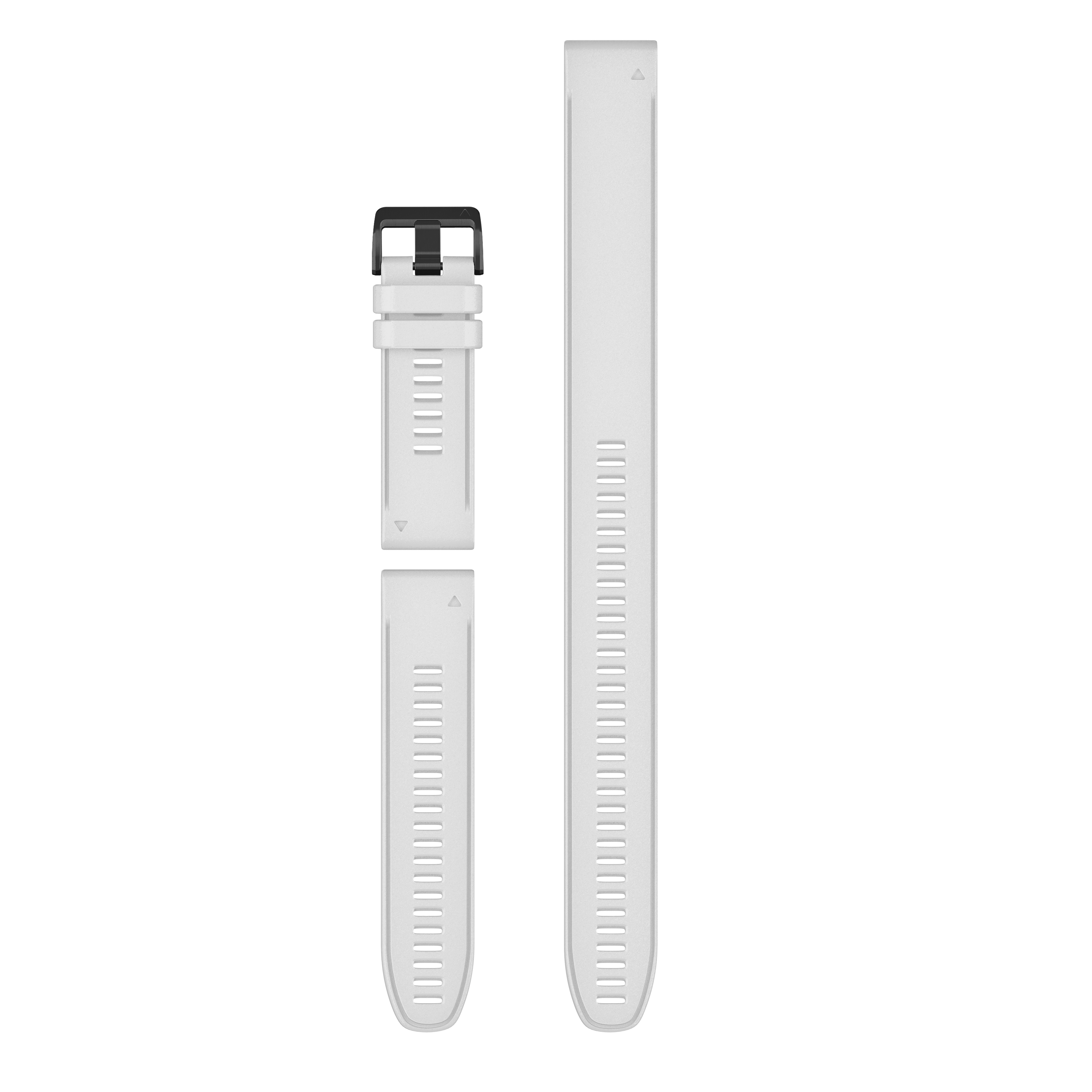 Garmin QuickFit® 26 Dive Watch Straps, White Silicone (3-piece Dive Set)