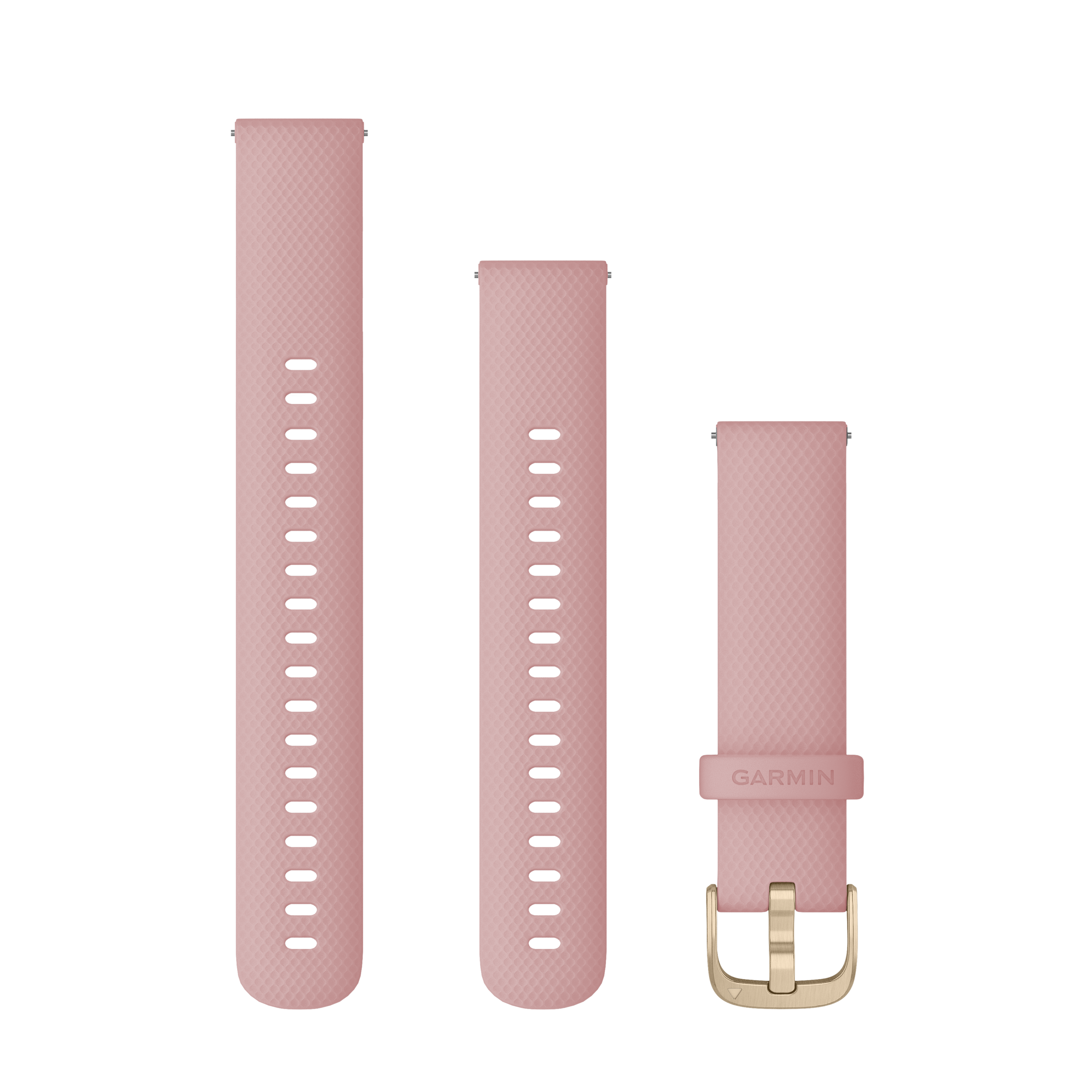Garmin Quick Release Straps (18mm), Dust Rose, Light Gold Hardware