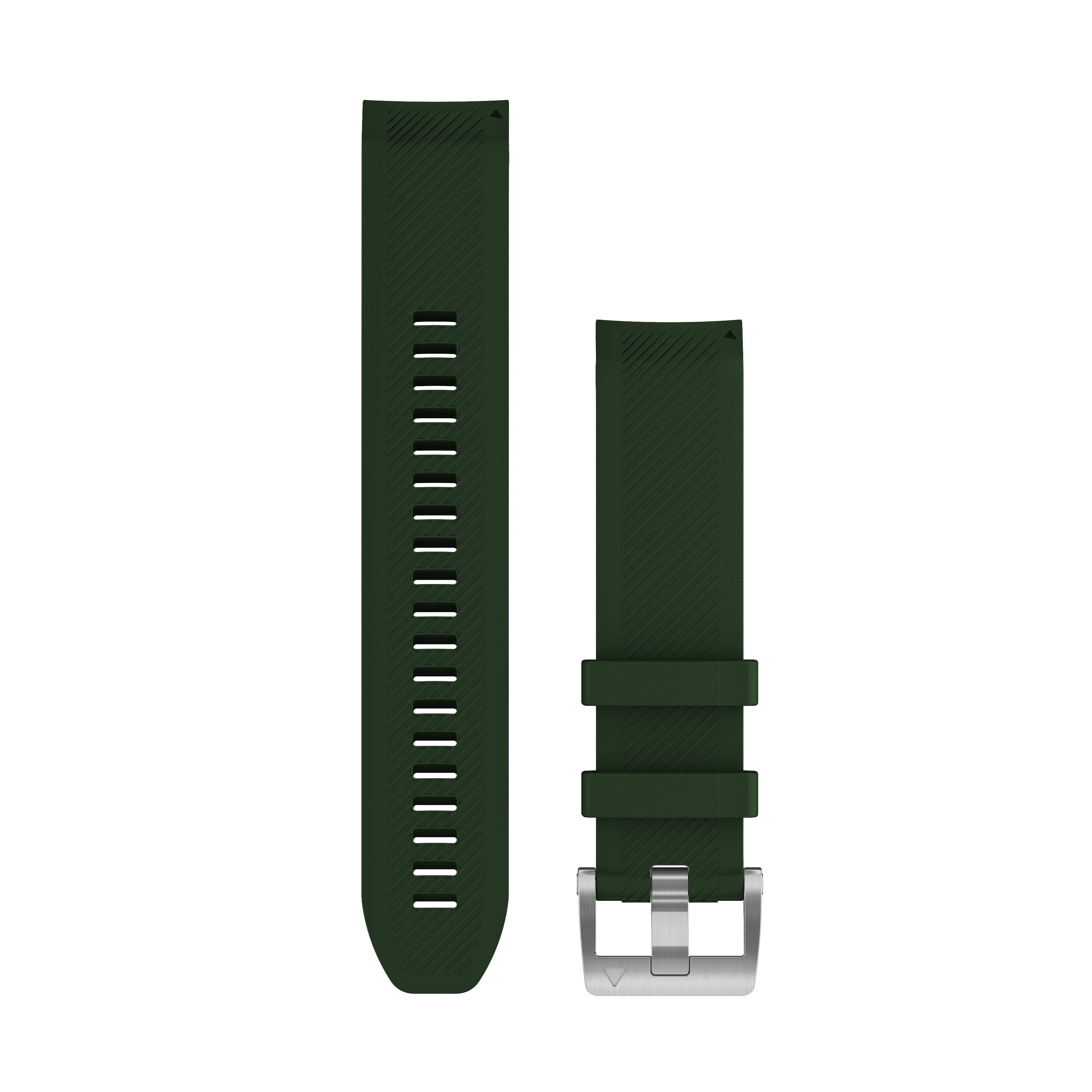 Garmin QuickFit® 22 Watch Strap, Pine Green Silicone Strap