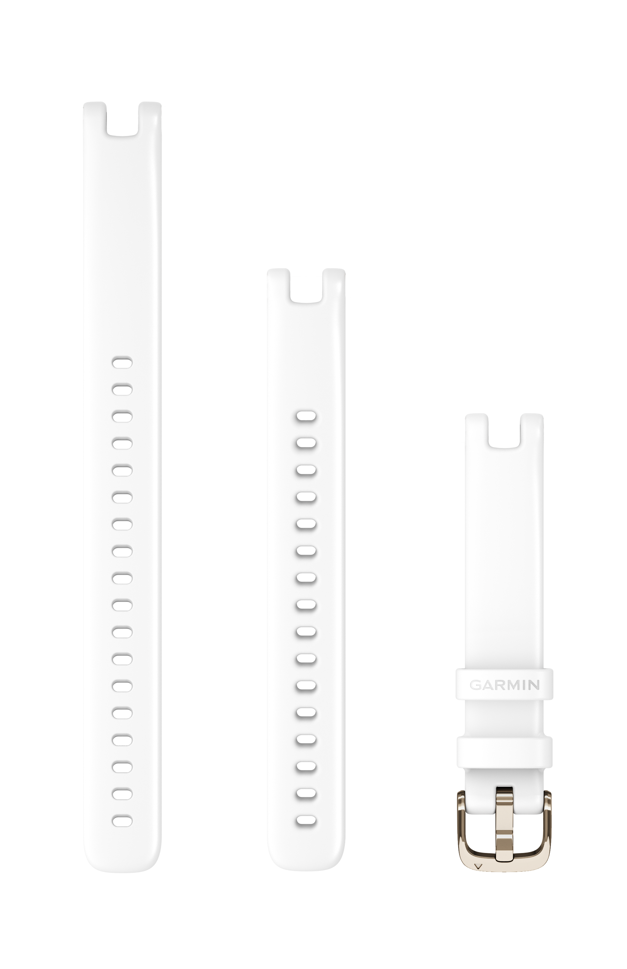 Garmin Lily® remme (14 mm), Hvid, Cream Gold