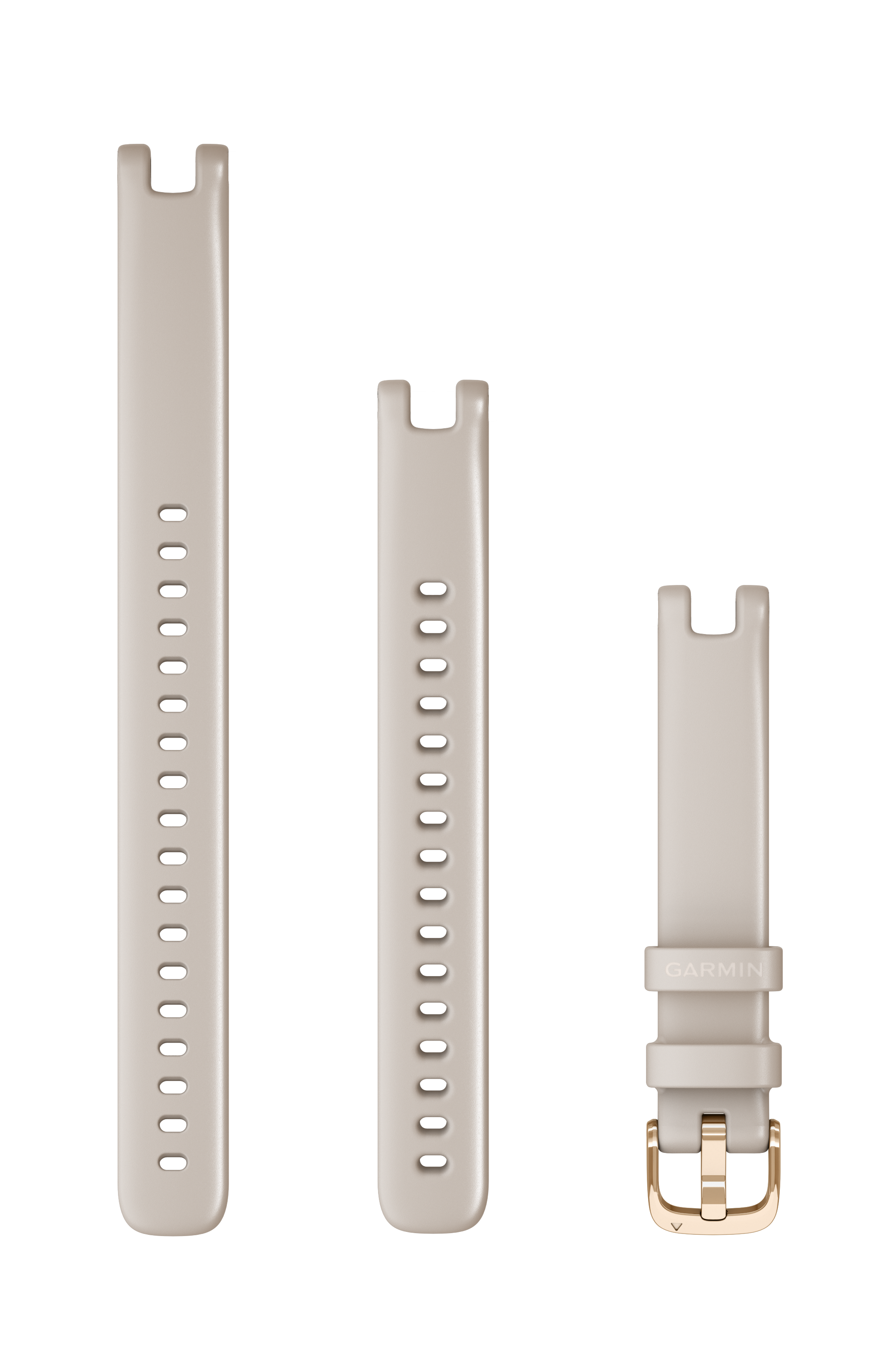 Garmin Lily® remme (14 mm), Lys sand, rosaguld hardware