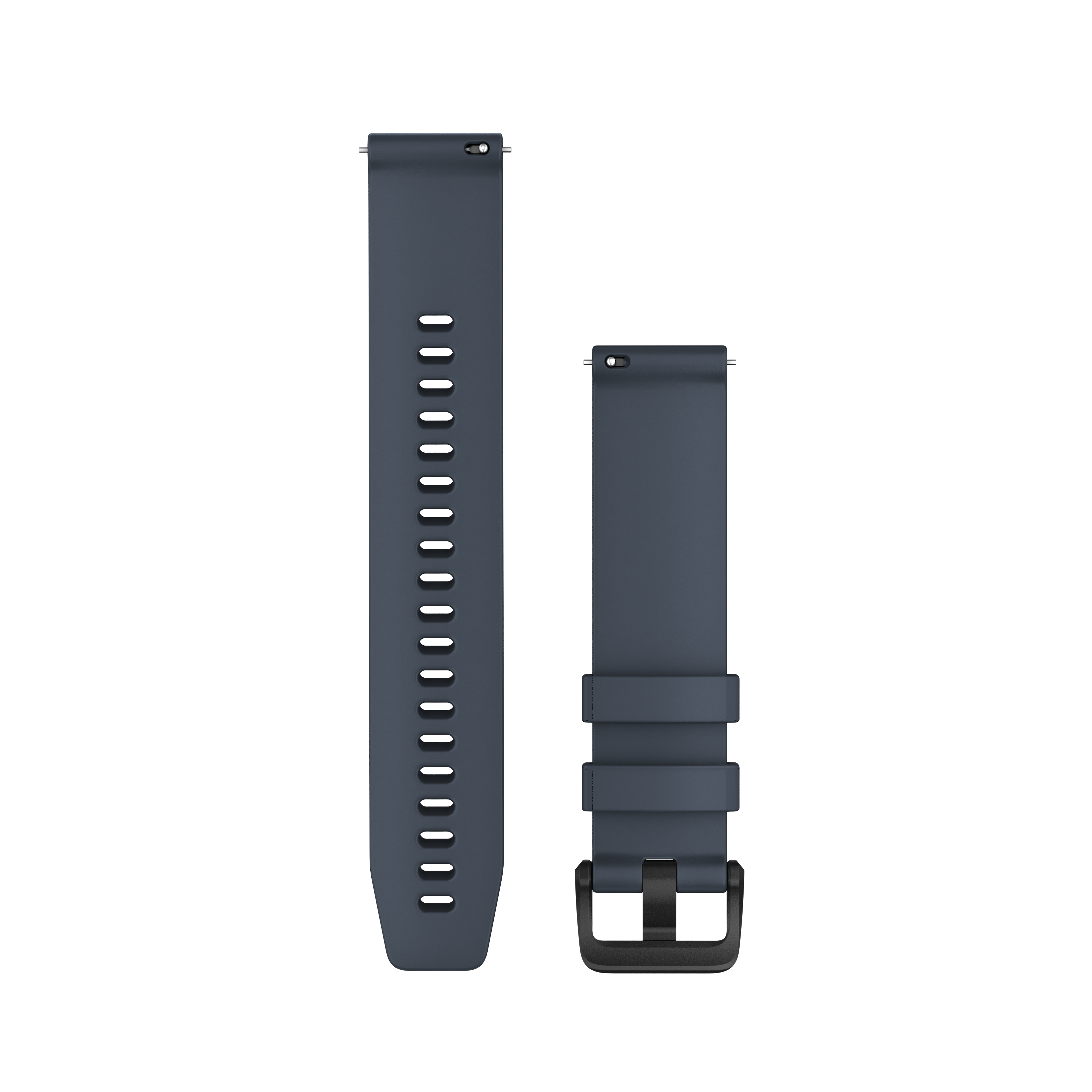 Garmin Quick Release Straps (20mm), Granite Blue with Black Stainless Steel Hardware