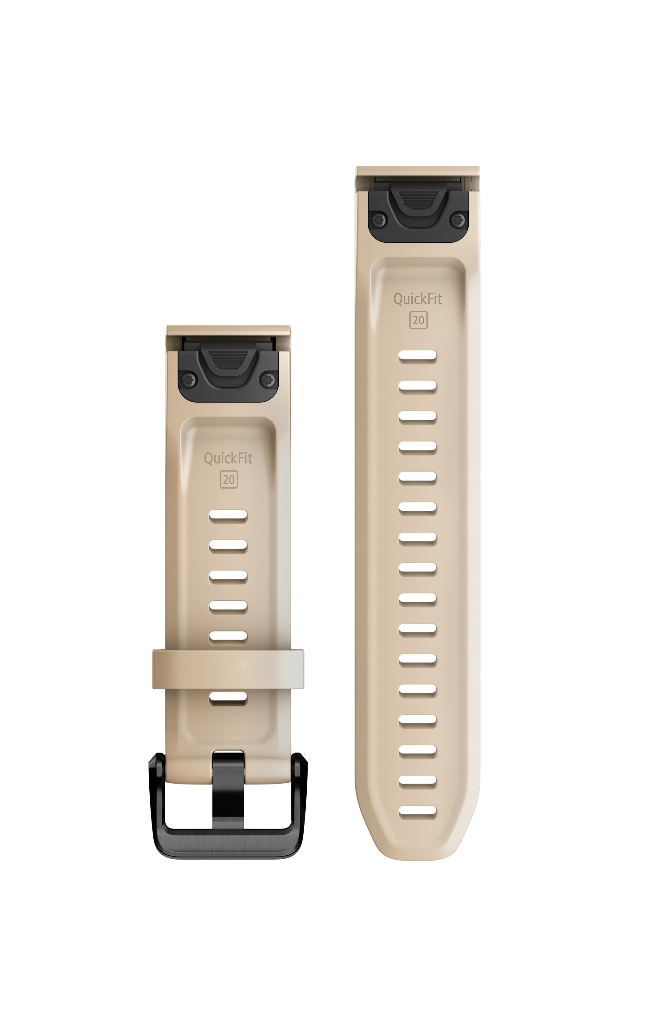 Garmin QuickFit® 20 watch strap, Limestone silicone