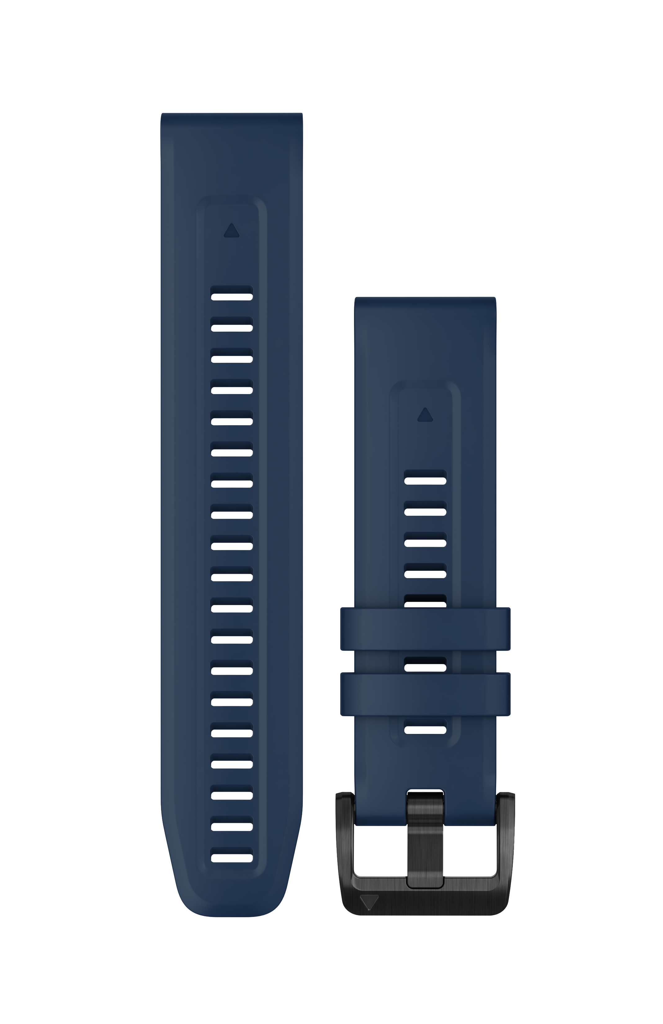 Garmin QuickFit® 22 Watch Strap, Captain Blue, Black Stainless Steel Hardware