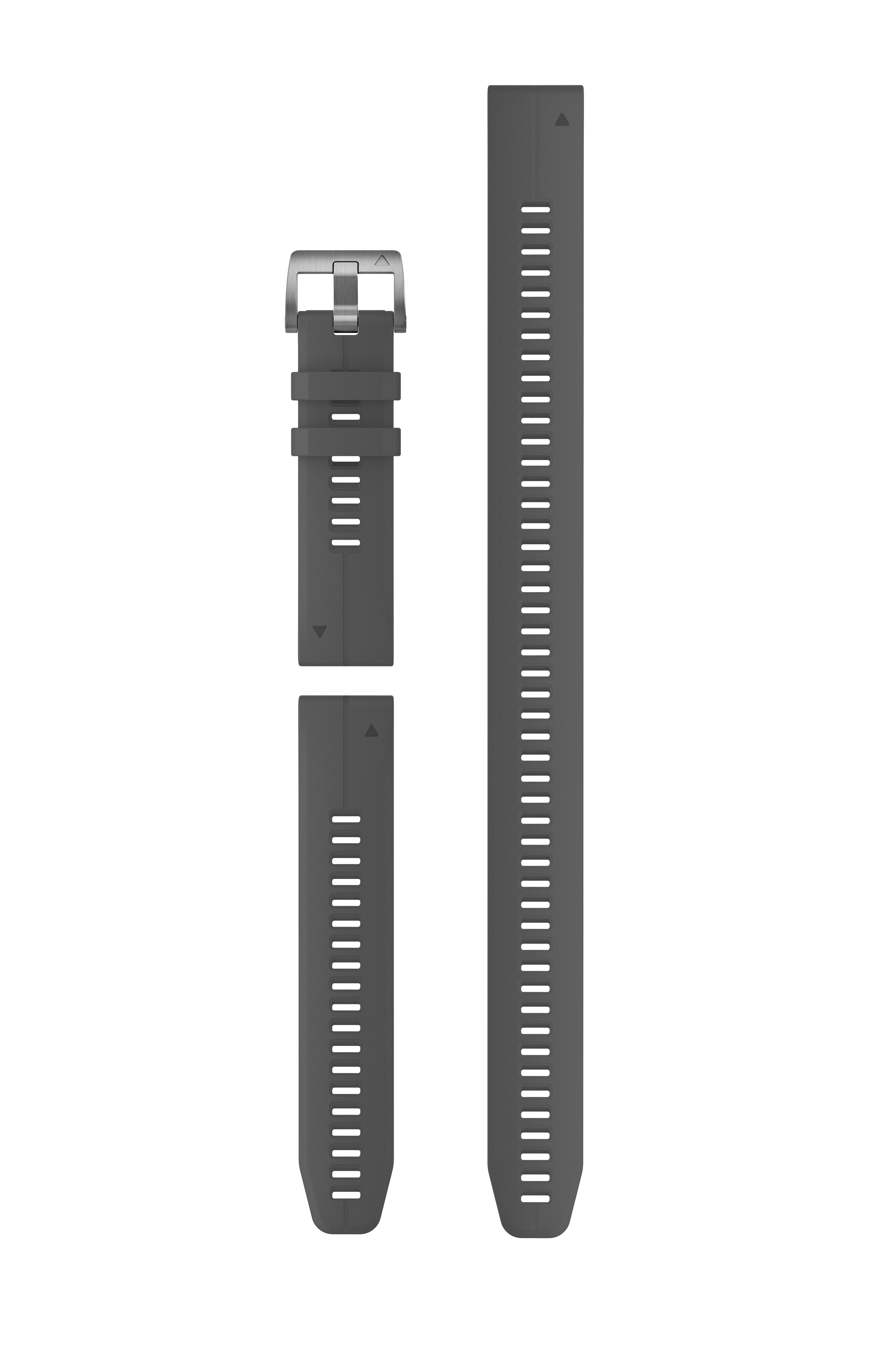 Garmin QuickFit® 22 Dive Watch Straps, Slate Gray Silicone (3-piece Dive Set)
