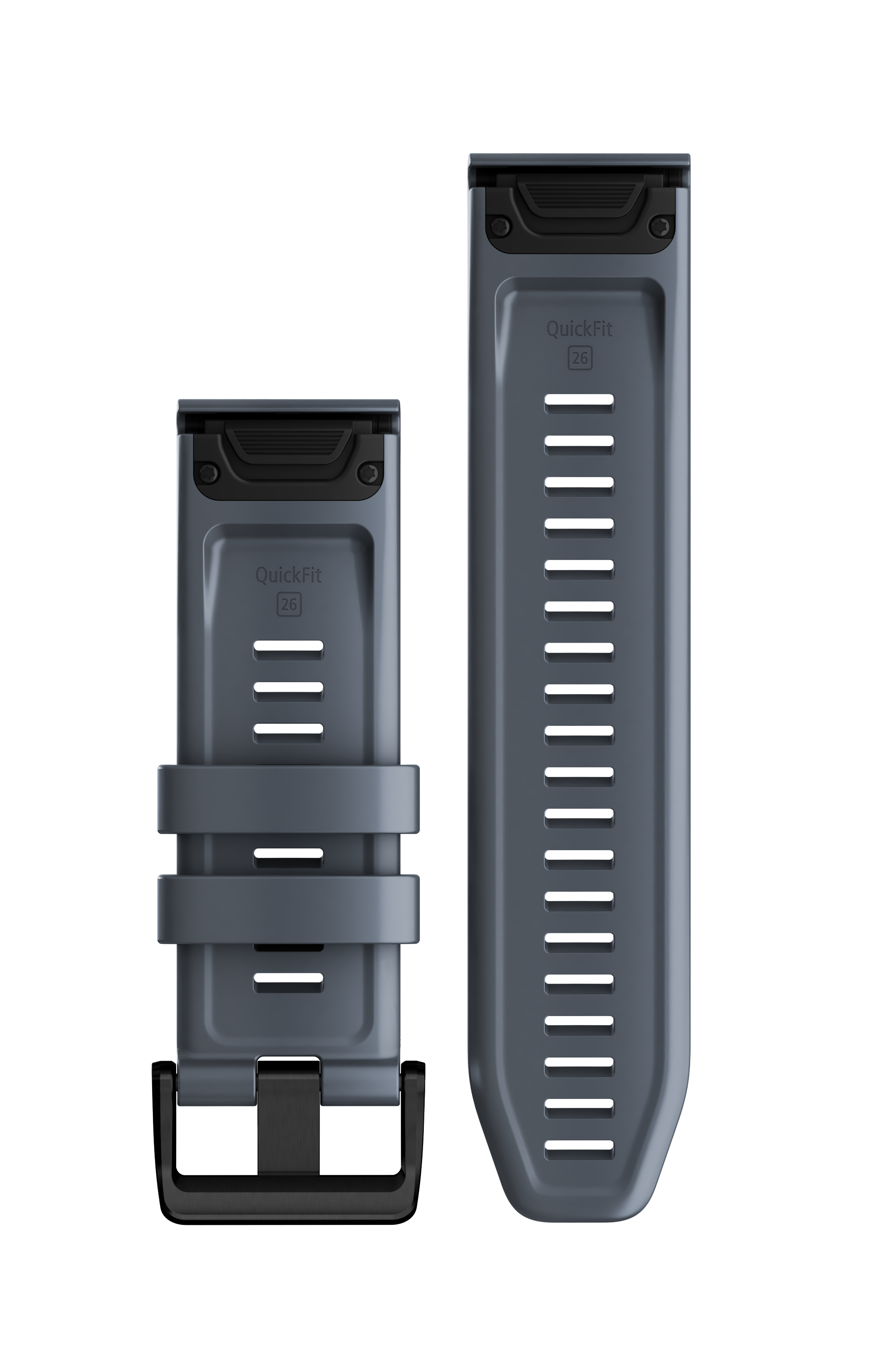 Garmin QuickFit® 26 watch strap, Granite Blue silicone