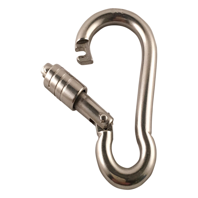 Brandmandshage rustfri m/lås og udadgående pal