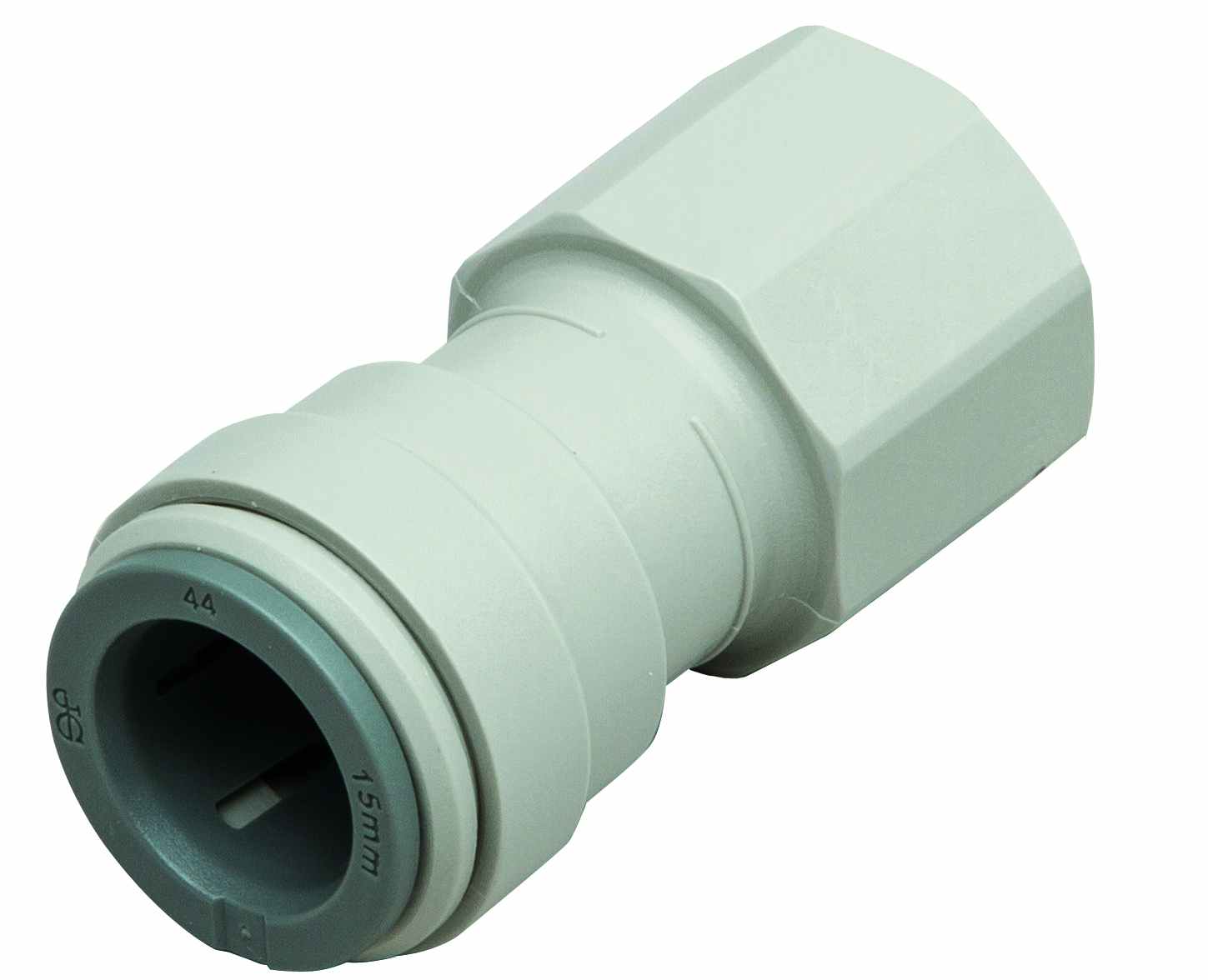 Quick kobling 1/2" ind.gevind ø 15mm, john guest