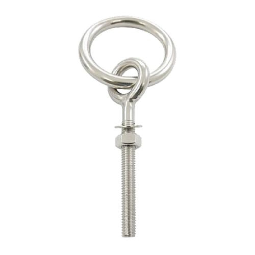 Ringbolt rustfri m/skive og møtrik