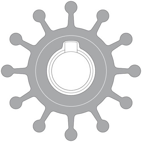 Johnson Impeller 09-801B Ø57,1mm