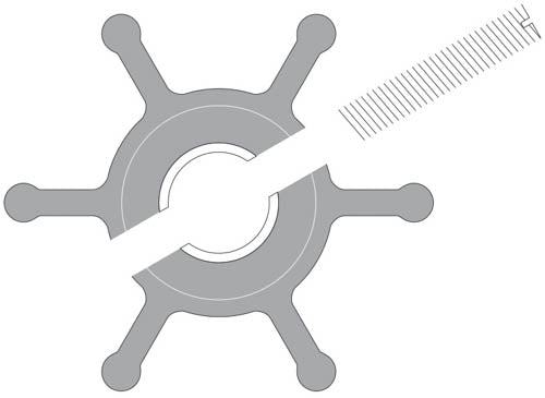 Johnson Impeller Nitril 09-810B Ø50,8mm