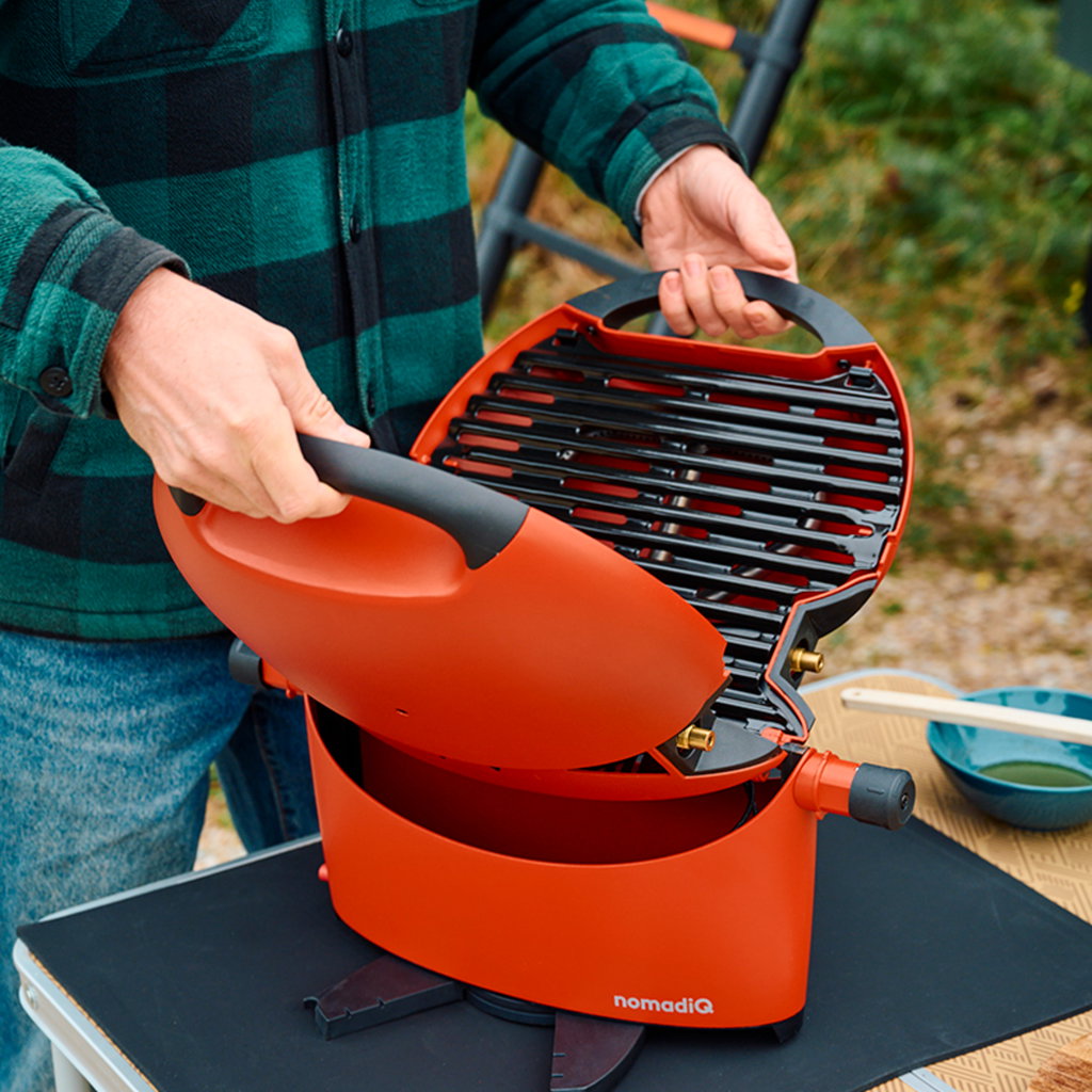 NomadiQ Transportabel 3.0 Gas Grill Rød