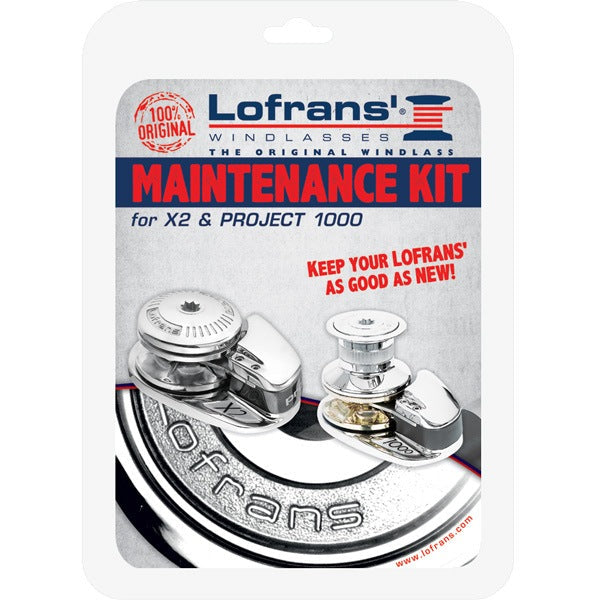 Lofran's maintenance kit for X2/Project 1000 windlass