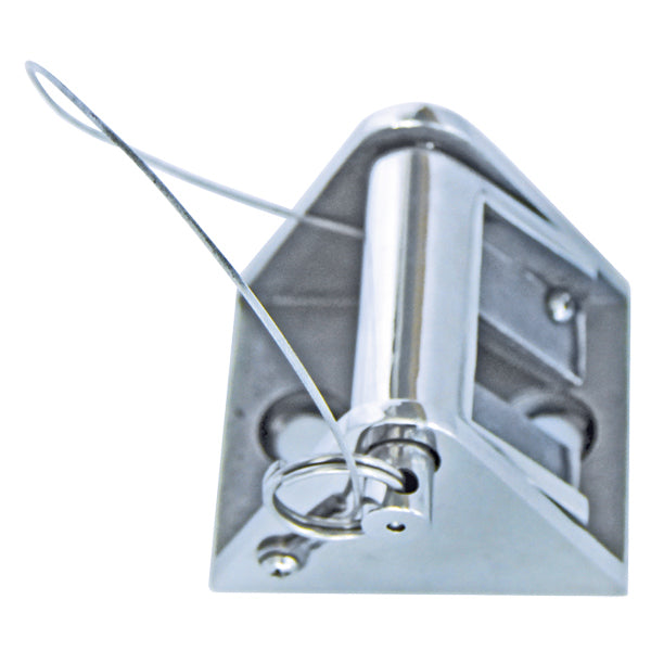 Kettenhalter AISI 316 für 8-10 mm Kette, Basis 80 x 70 mm