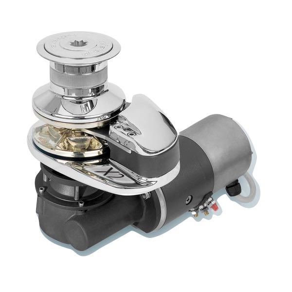 Lofrans Windlass X2 Alu 12V 1000W hohe 10mm Kette ISO4565