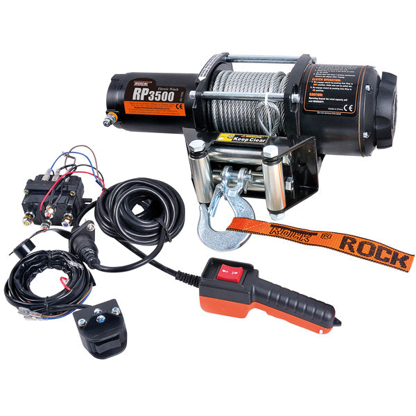 ROCK Trailer winch 12V RP3500 w/wire