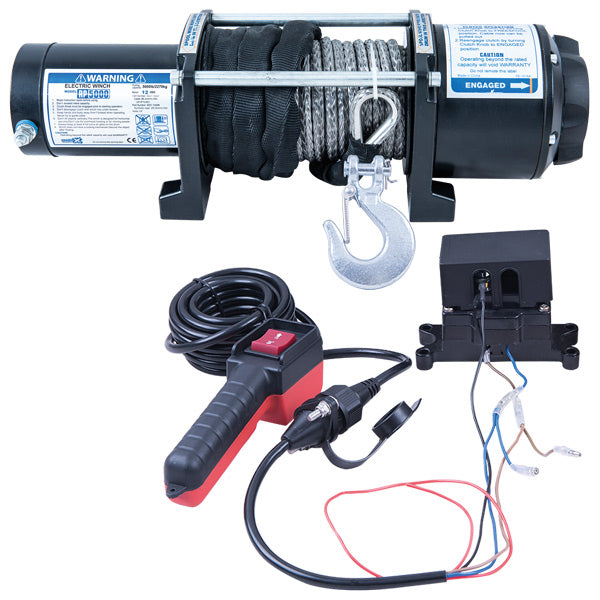 ROCK Trailer winch 12V RP5000 w/rope