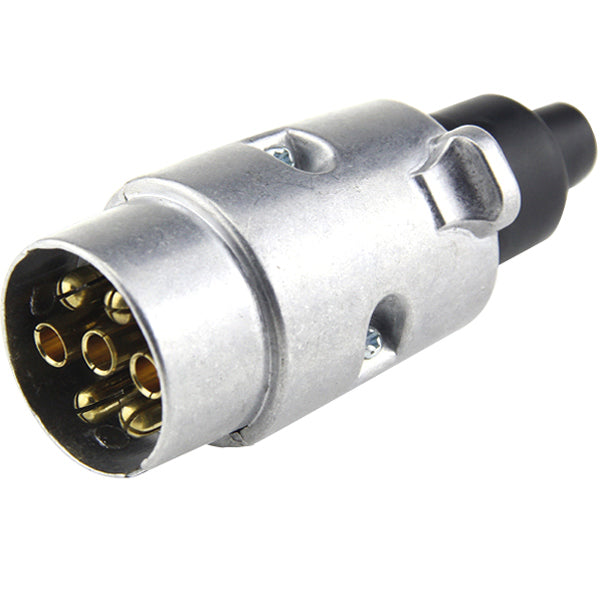 Adapter Han/Hun 7-polet 12V metal