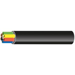 Trailer cable 7 joints, 6x1mm2 + 1x2mm2 (black) 100m