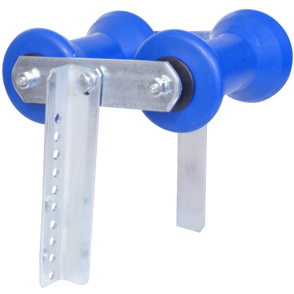 Keel roller blue double with bracket