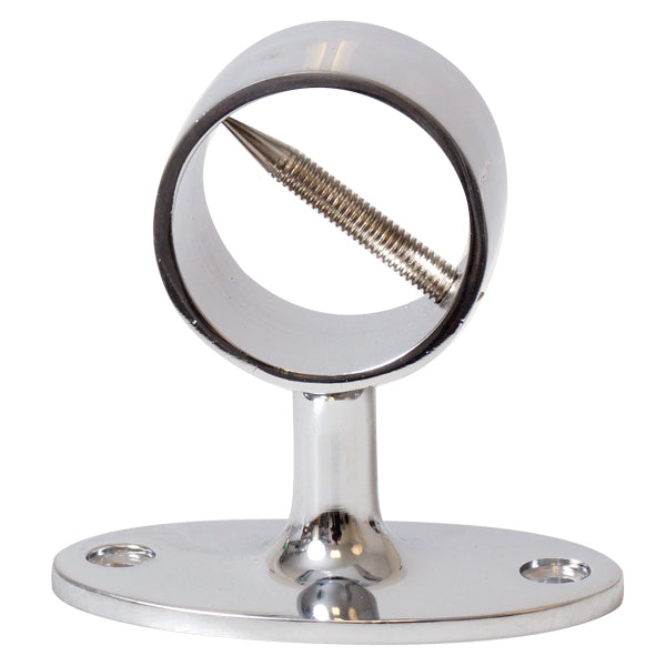 Handrail holds chrome for rope Ø36mm, height 78mm
