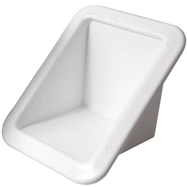 Mounting box white for tire filling 145x191mm