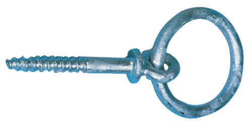 Fortøjningsring træskrue galv