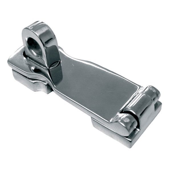 Schlossriegel Edelstahl 90x25mm Guss