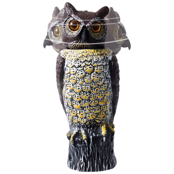 1852 scarecrow - the owl with a movable head. H-40cm
