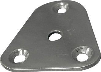 Bottom plate RF steel triangular 62 x 54mm