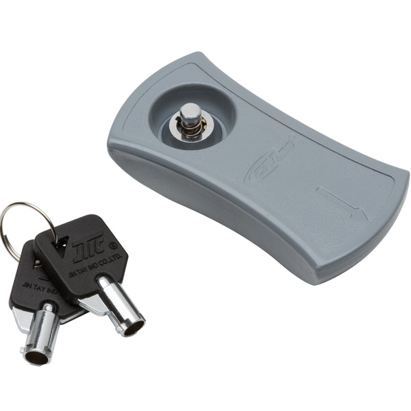 Griff grau mit Schloss