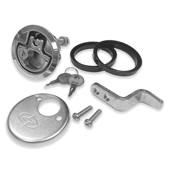 Roca Türbeschlag Ø61,5 Winkelriegel abschließbar 316P