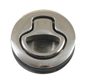 Dørkbeslag med fjeder Ø61mm dybde 20mm støbt RF stål