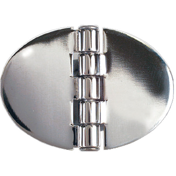Hinge ellipse w/fixed screw stainless