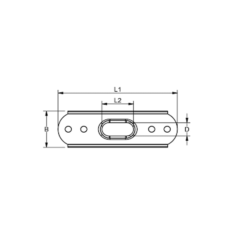 T-terminal-bagplade rustfri BW