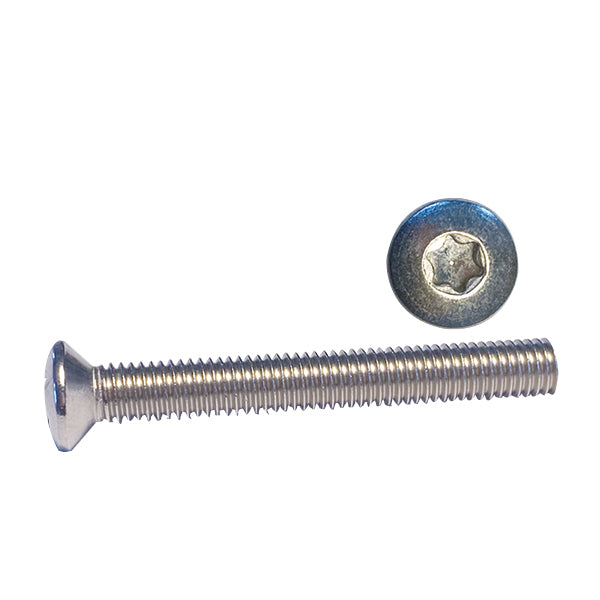 Maschinenschraube links. Torx A4 ISO14584